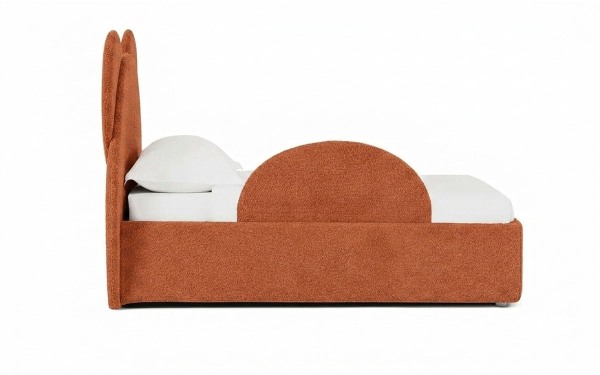 Accessories for bed sideboard in Soul 493 fabric, product photo on white background