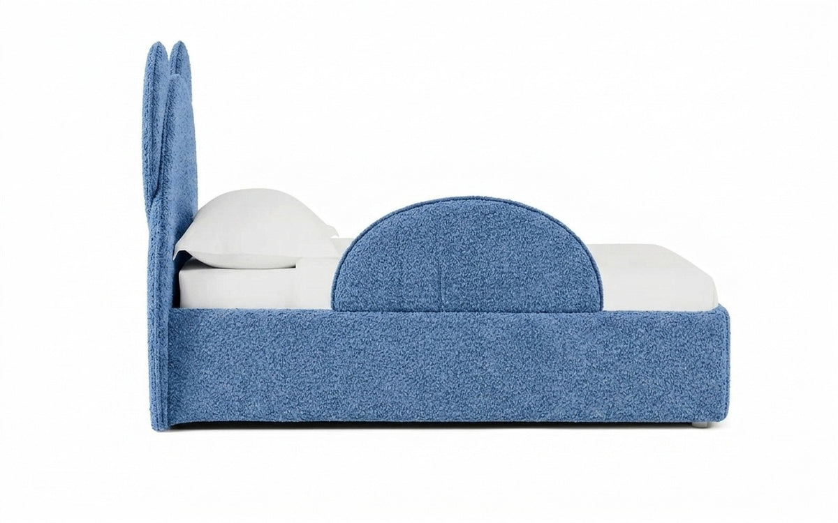 Accessories for bed sideboard in Soul 784 fabric, product photo on white background