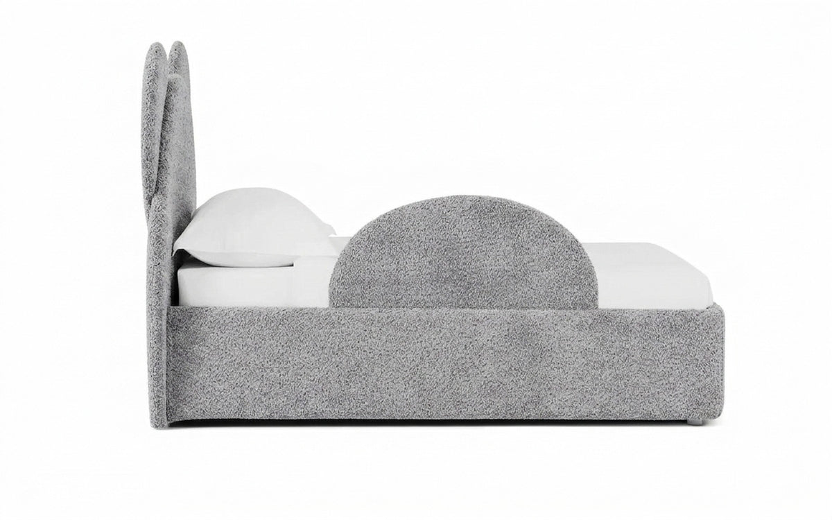 Accessories for bed sideboard in Soul 995 fabric, product photo on white background