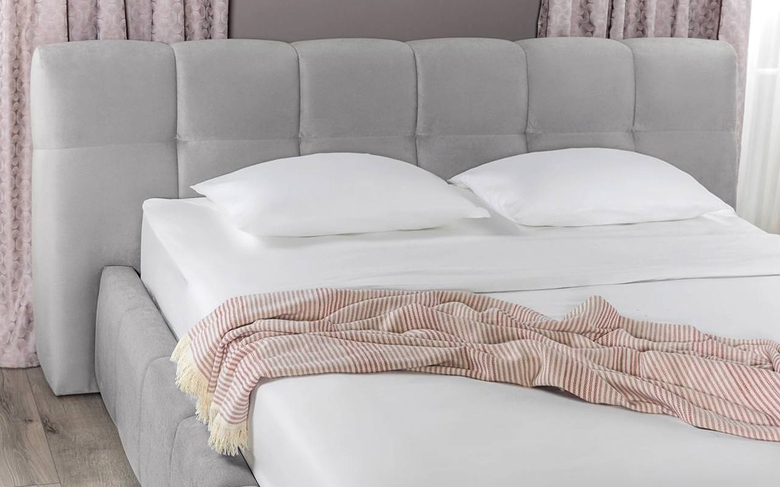 Andria bed in a bedroom interior, view 2