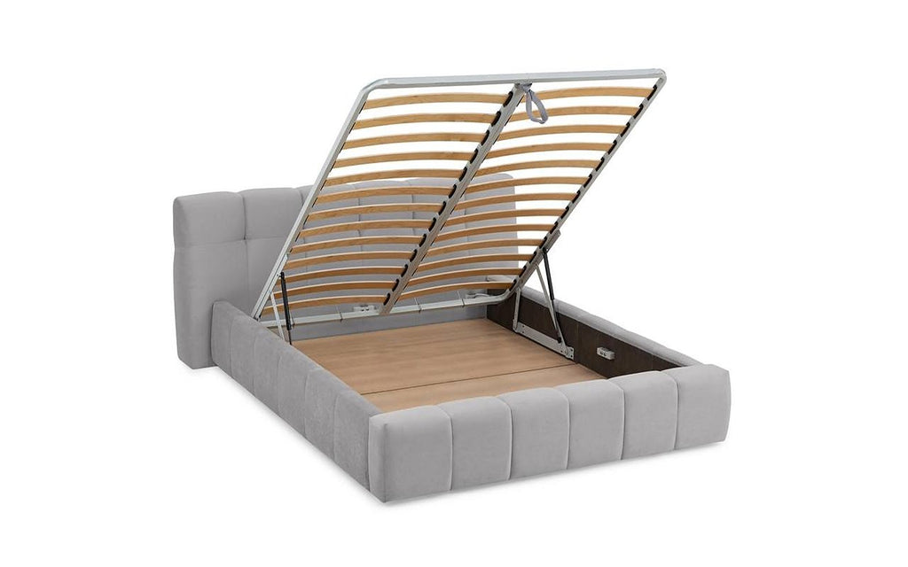 Andria bed, product photo on white background, view 1