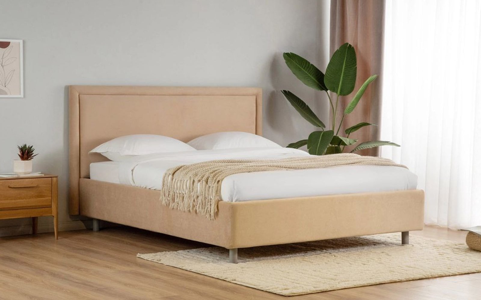 Domenico Nova bed in a bedroom interior, view 1