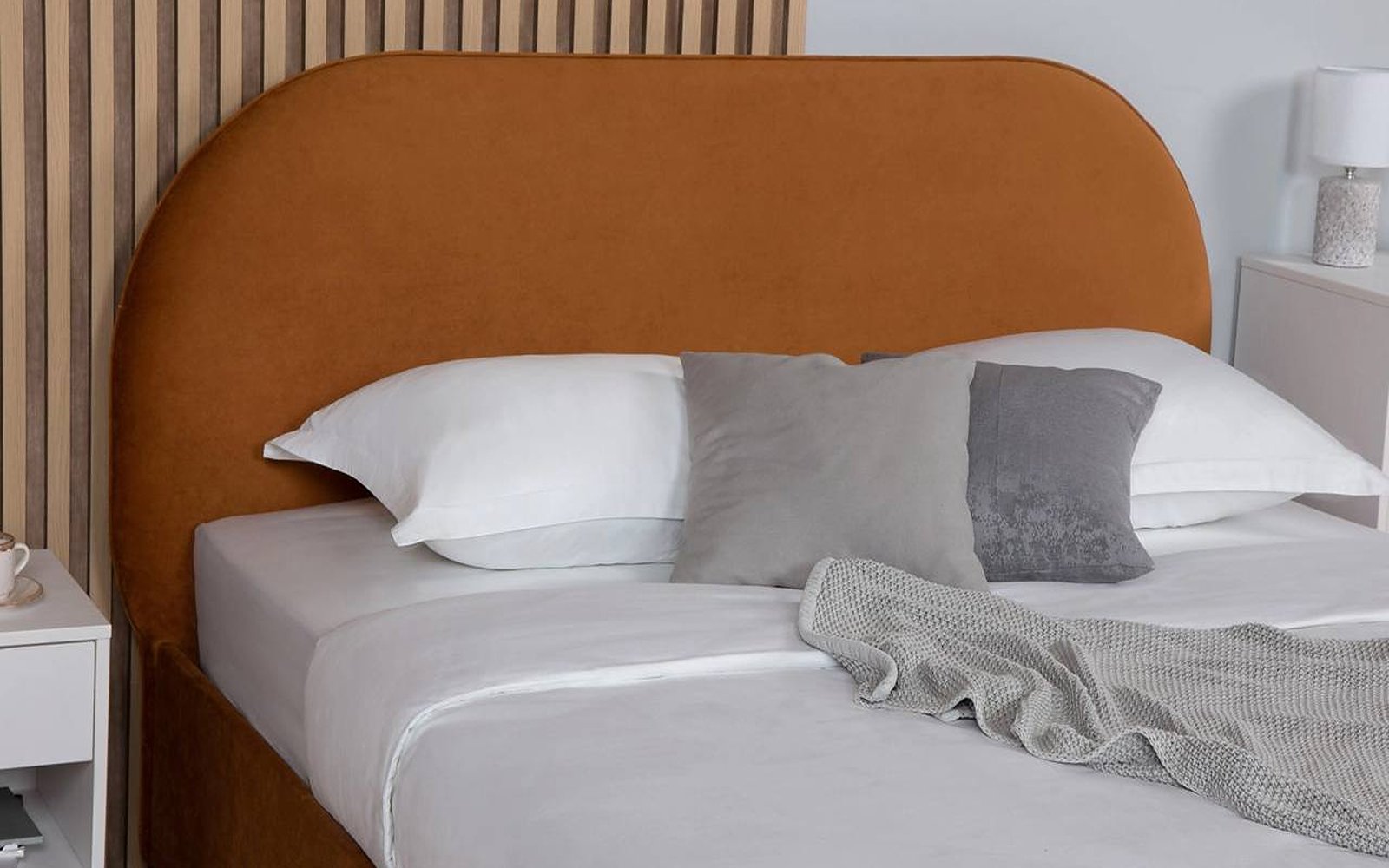 Dora Nova bed in a bedroom interior, view 2