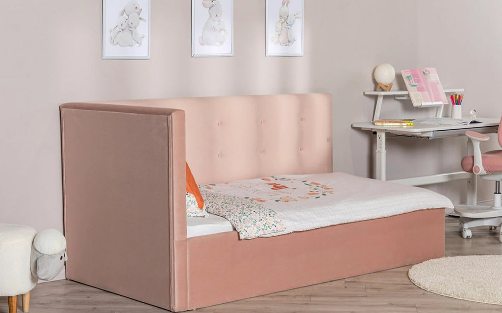 Eva Pro bed in a bedroom interior, view 1