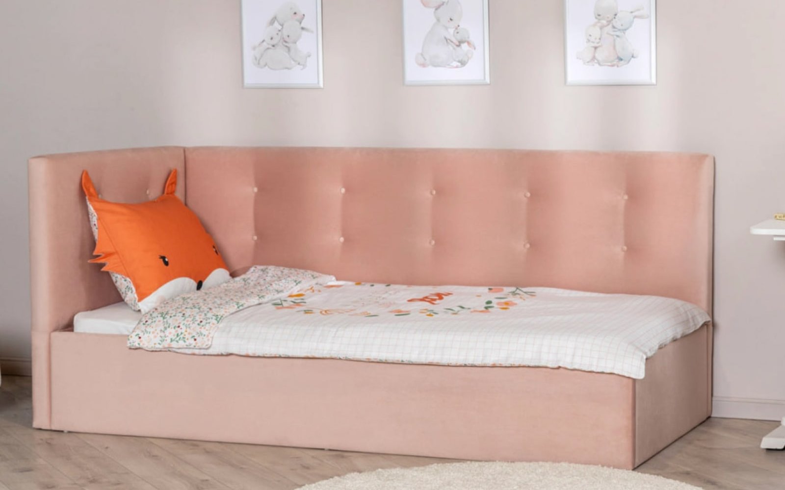 Eva Pro bed in a bedroom interior, view 2