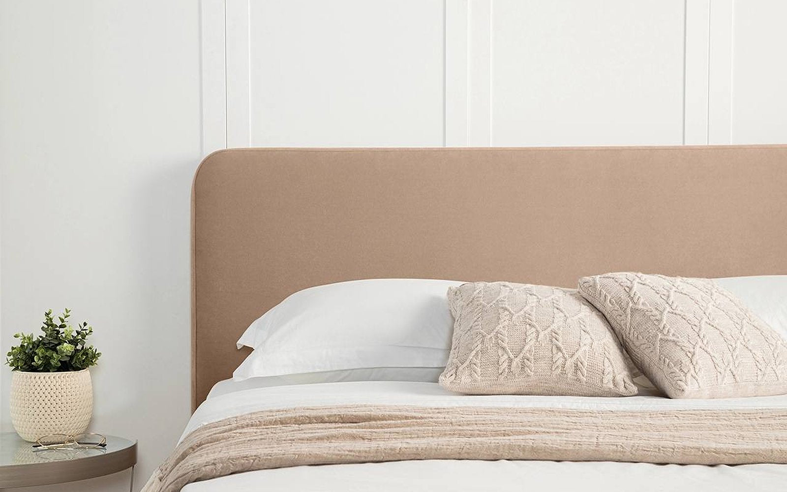 Extra Nova bed with Classic Brilliant Duo mattress set in a bedroom interior, view 2