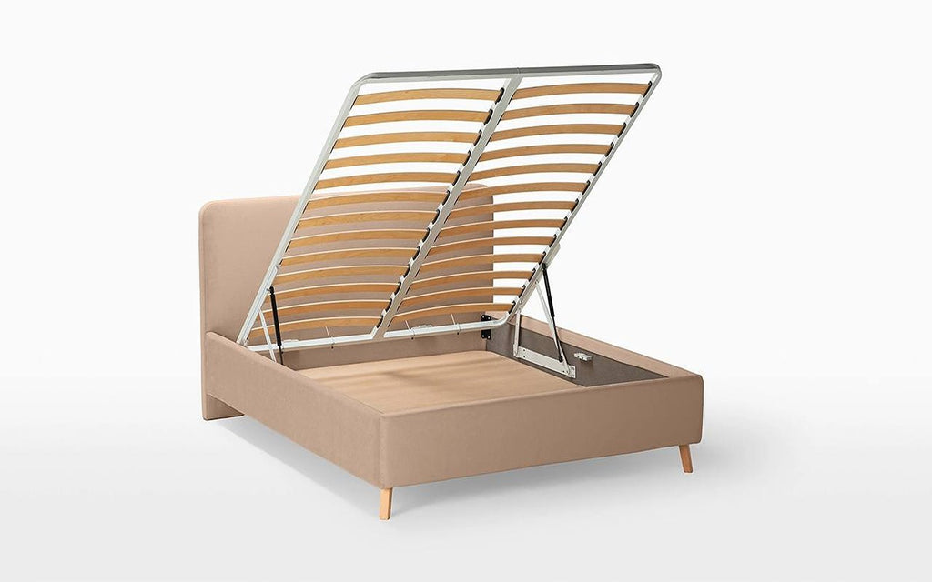 Extra Nova bed with Classic Brilliant Duo mattress set, product photo on white background, view 1