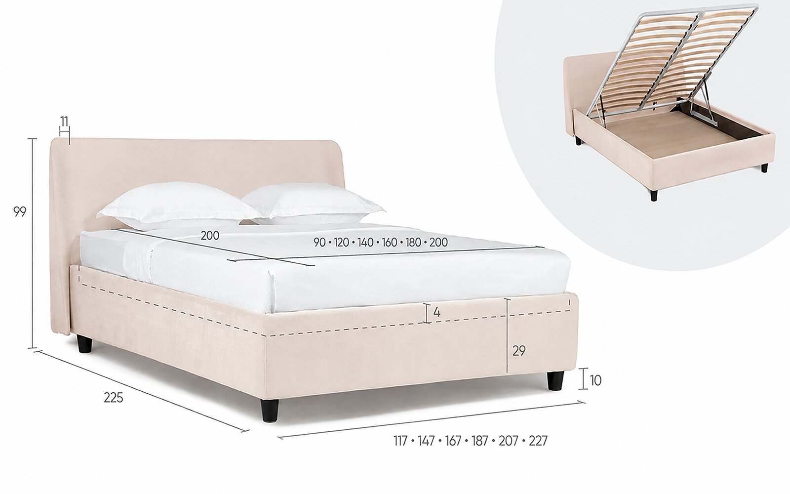 BED EXP FRIZA NOVA