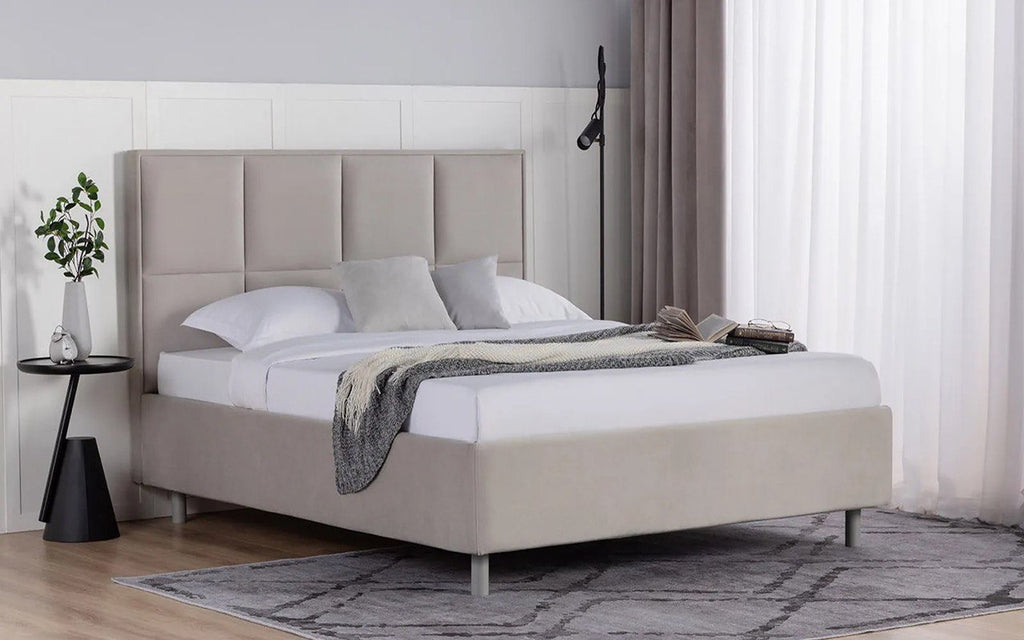 Linea Nova bed in a bedroom interior, view 2