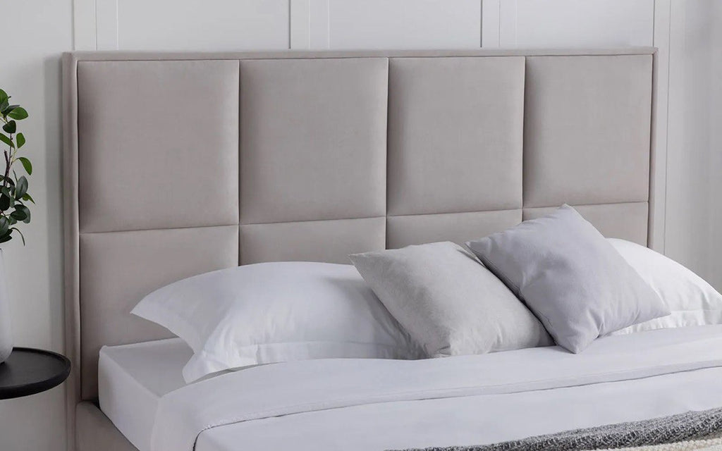 Linea Nova bed in a bedroom interior, view 3