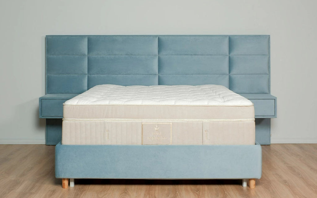 Marselo bed in a bedroom interior, view 1