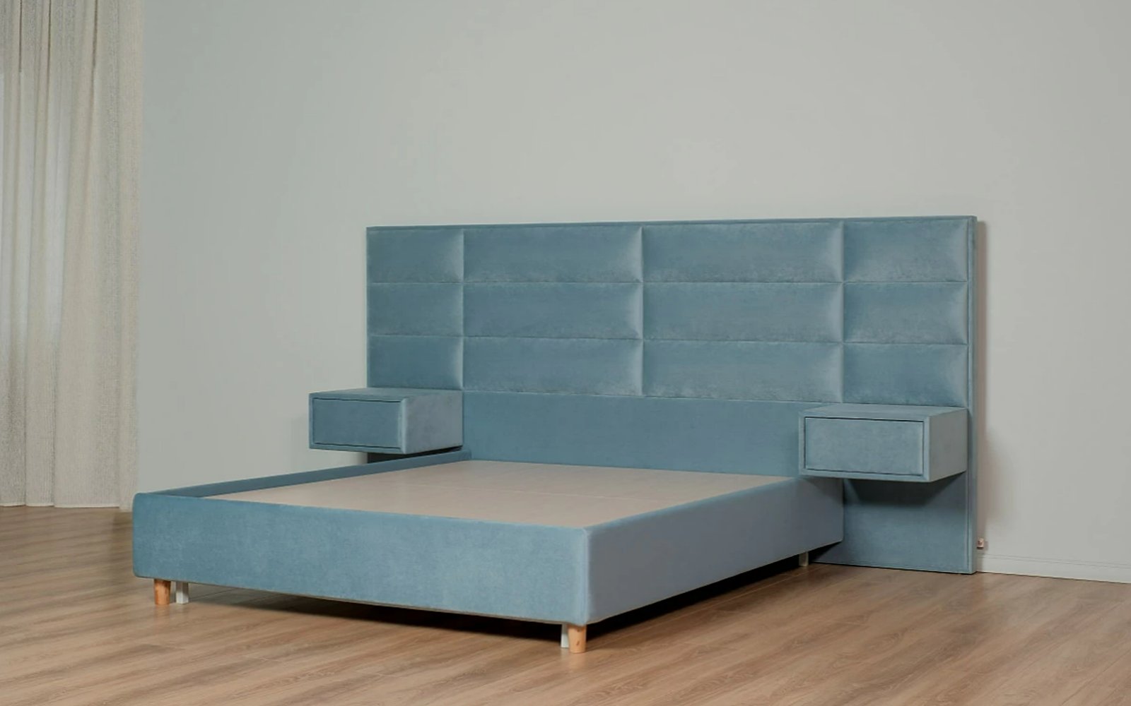 Marselo bed in a bedroom interior, view 6