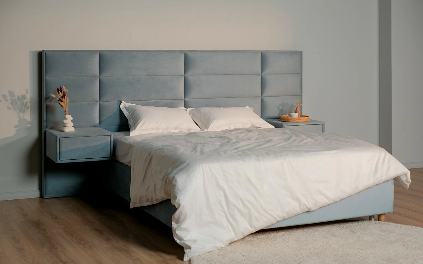 Marselo bed in a bedroom interior, view 8