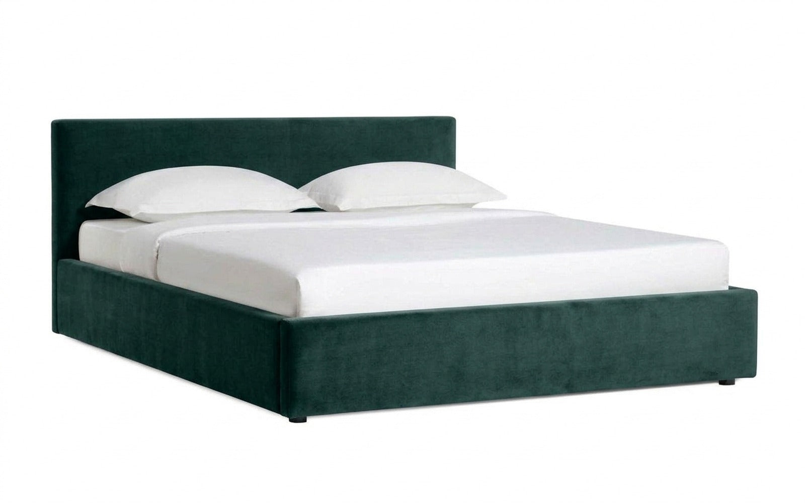 Mira Nova bed in Casanova Seawave fabric, product photo on white background