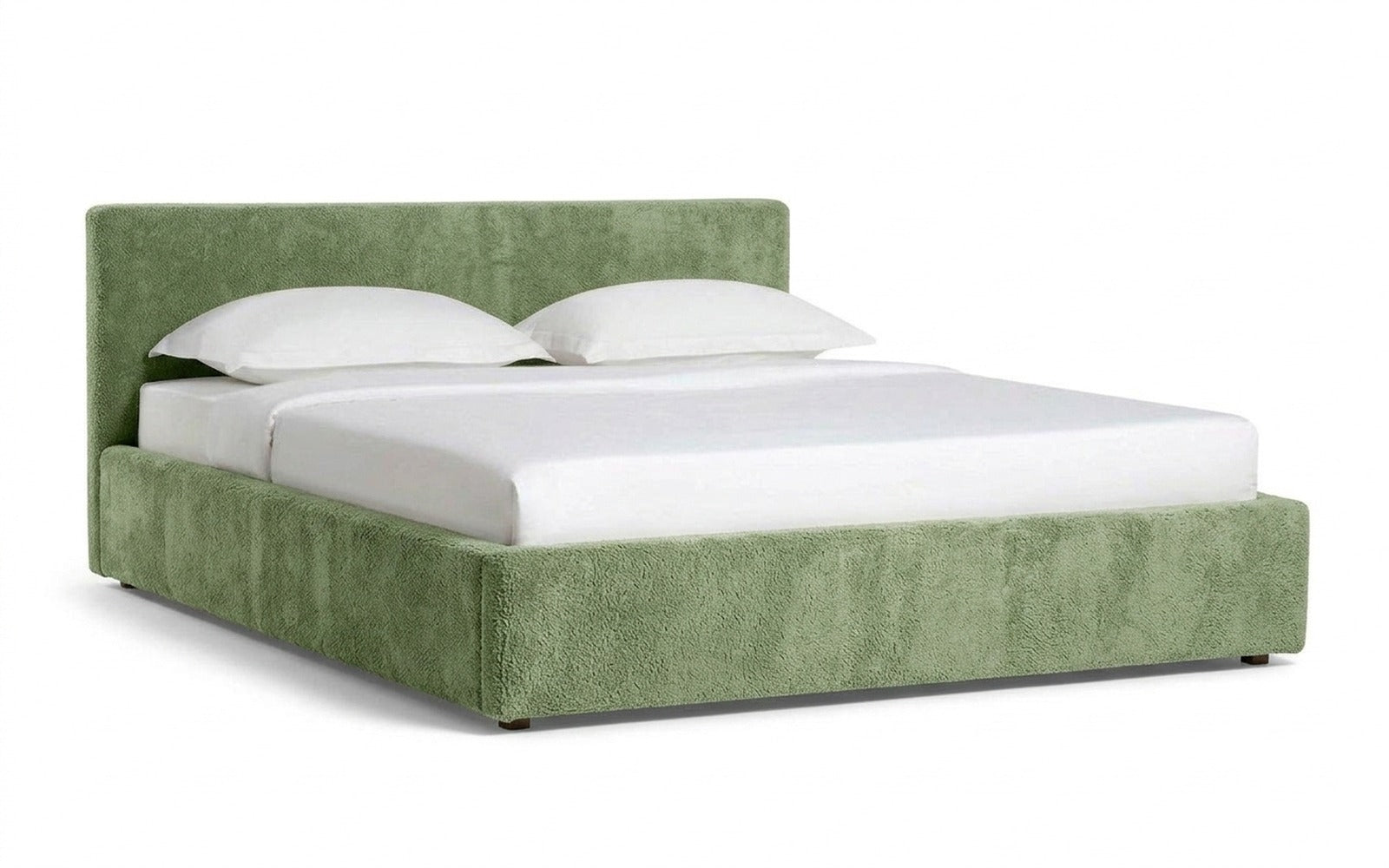 Mira Nova bed in Soul 618 fabric, product photo on white background