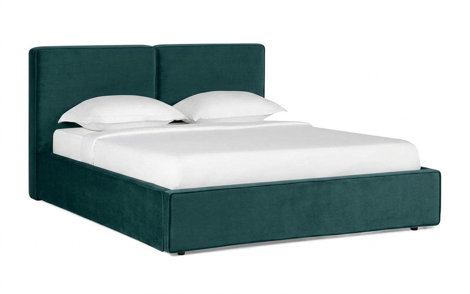 Murrey Nova bed in Casanova Seawave fabric, product photo on white background