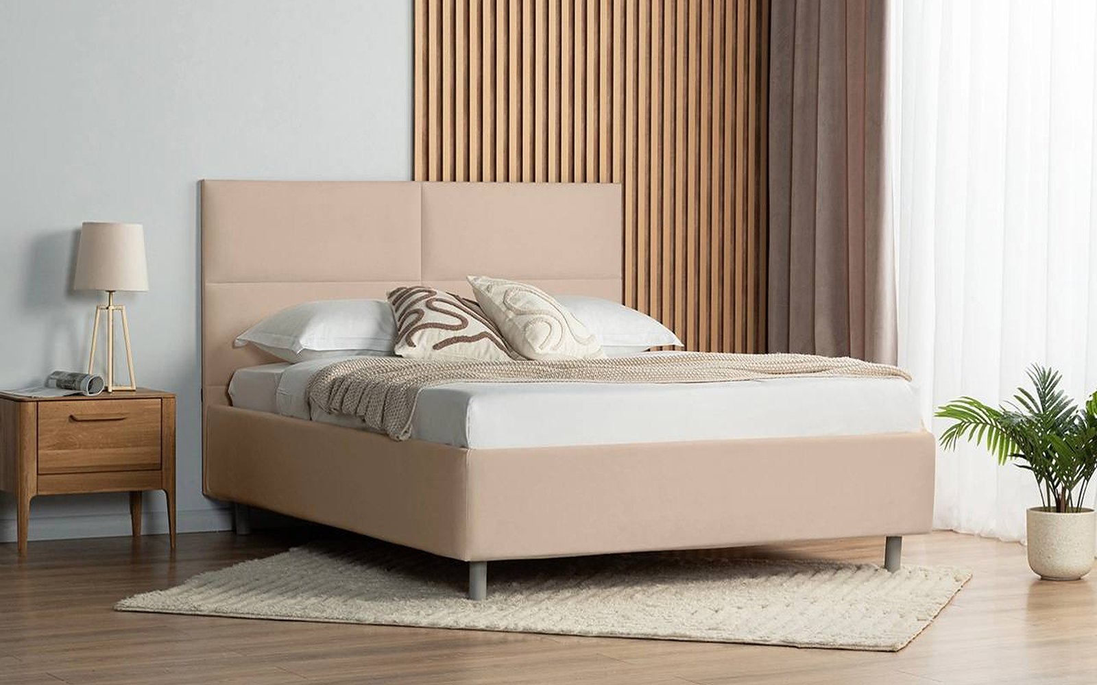 Orlando Nova bed in a bedroom interior, view 3