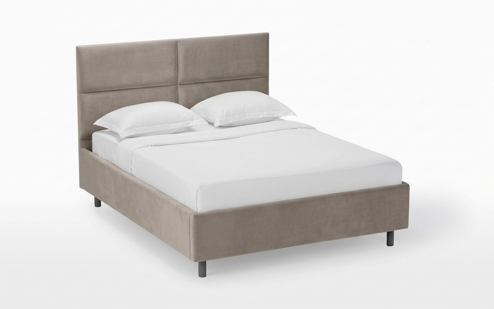 Orlando Nova bed in Shammy Sunrise fabric, product photo on white background