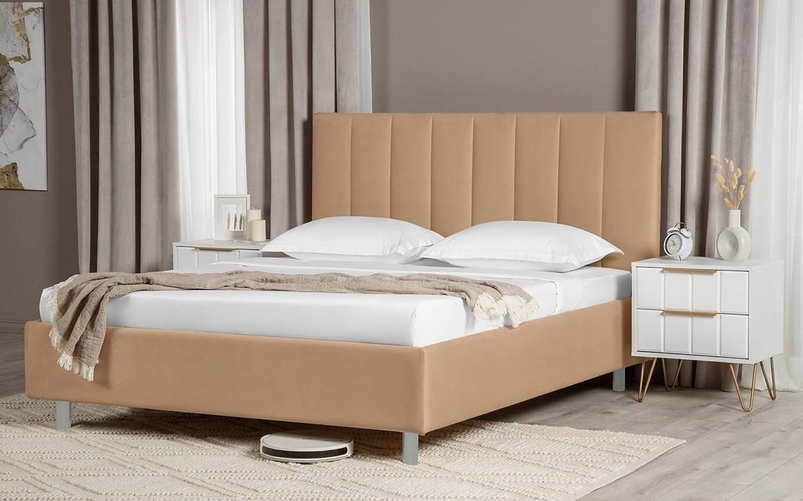 Pola Nova bed in a bedroom interior, view 3