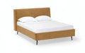 Relax Nova bed in Casanova Beige fabric, product photo on white background