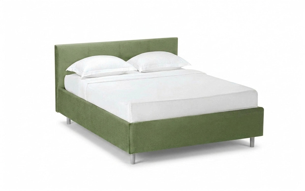 Vanessa Nova bed in Soul 618 fabric, product photo on white background