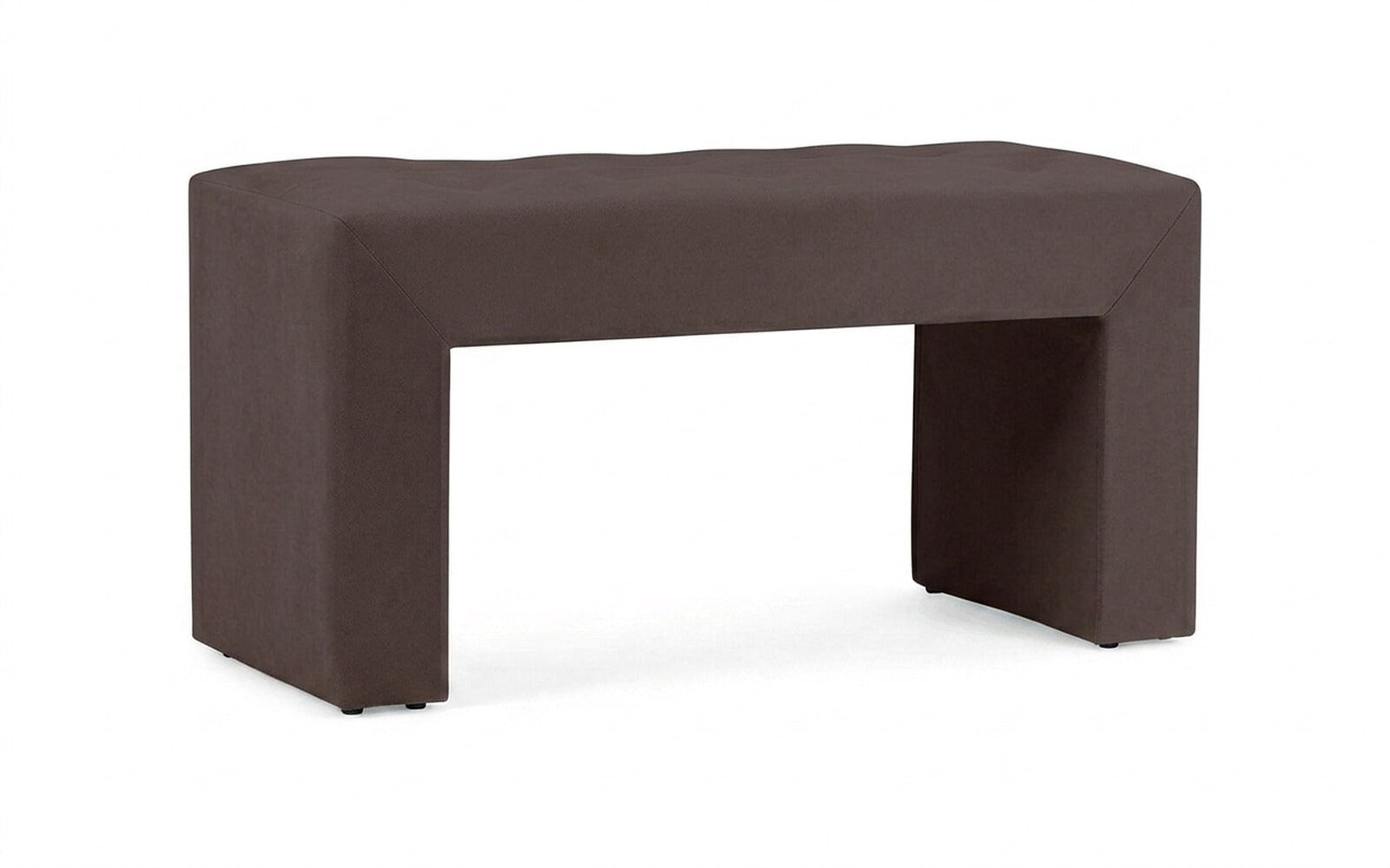 Enigma bench in Balance 235 fabric, product photo on white background