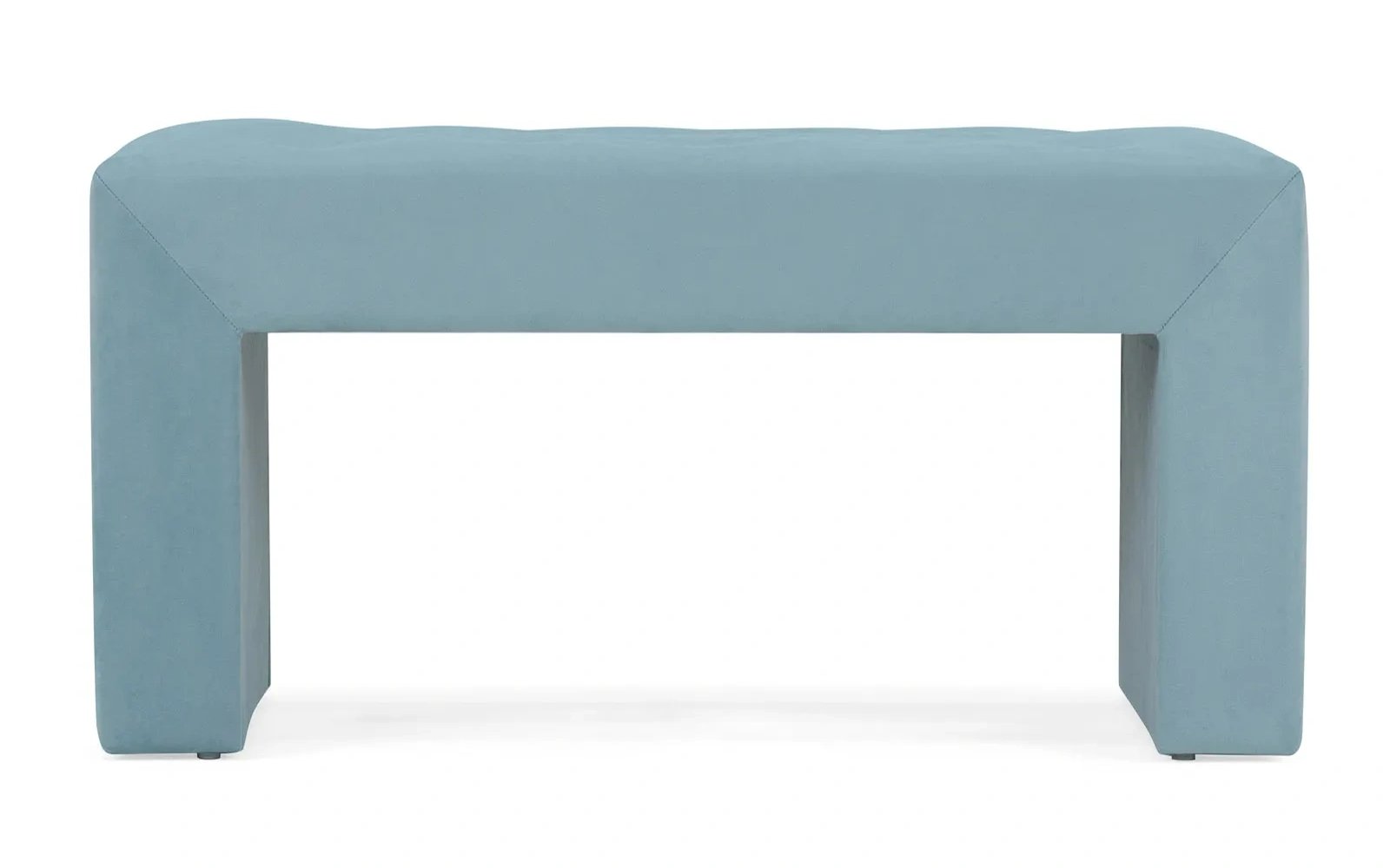 Enigma bedroom bench, product photo on white background, view 1