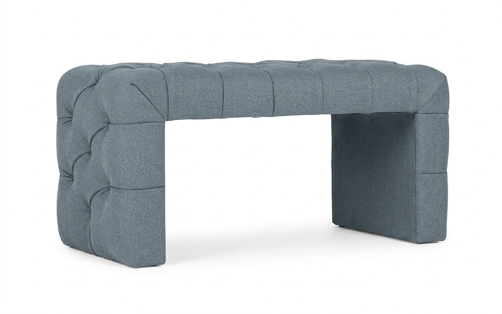 Greta bench in Forte 14 fabric, product photo on white background