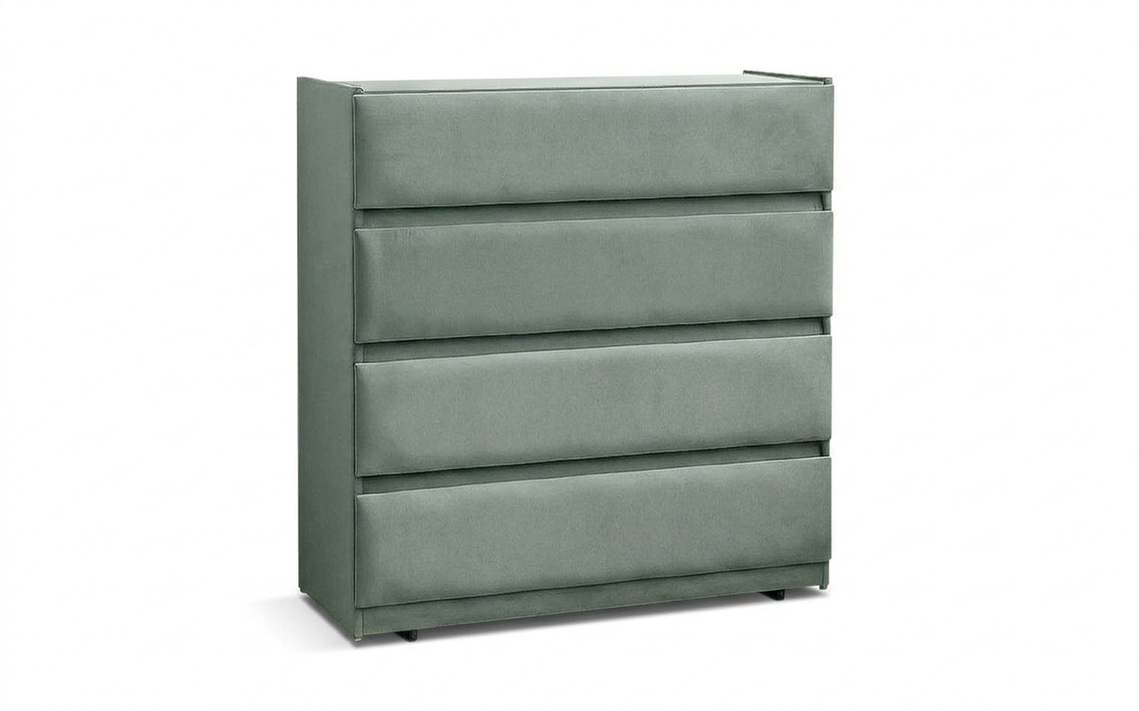 Lorenco dresser in Casanova Celadon fabric, product photo on white background