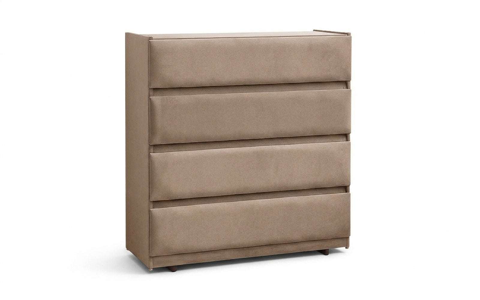 Lorenco dresser in Galaktika Beige fabric, product photo on white background