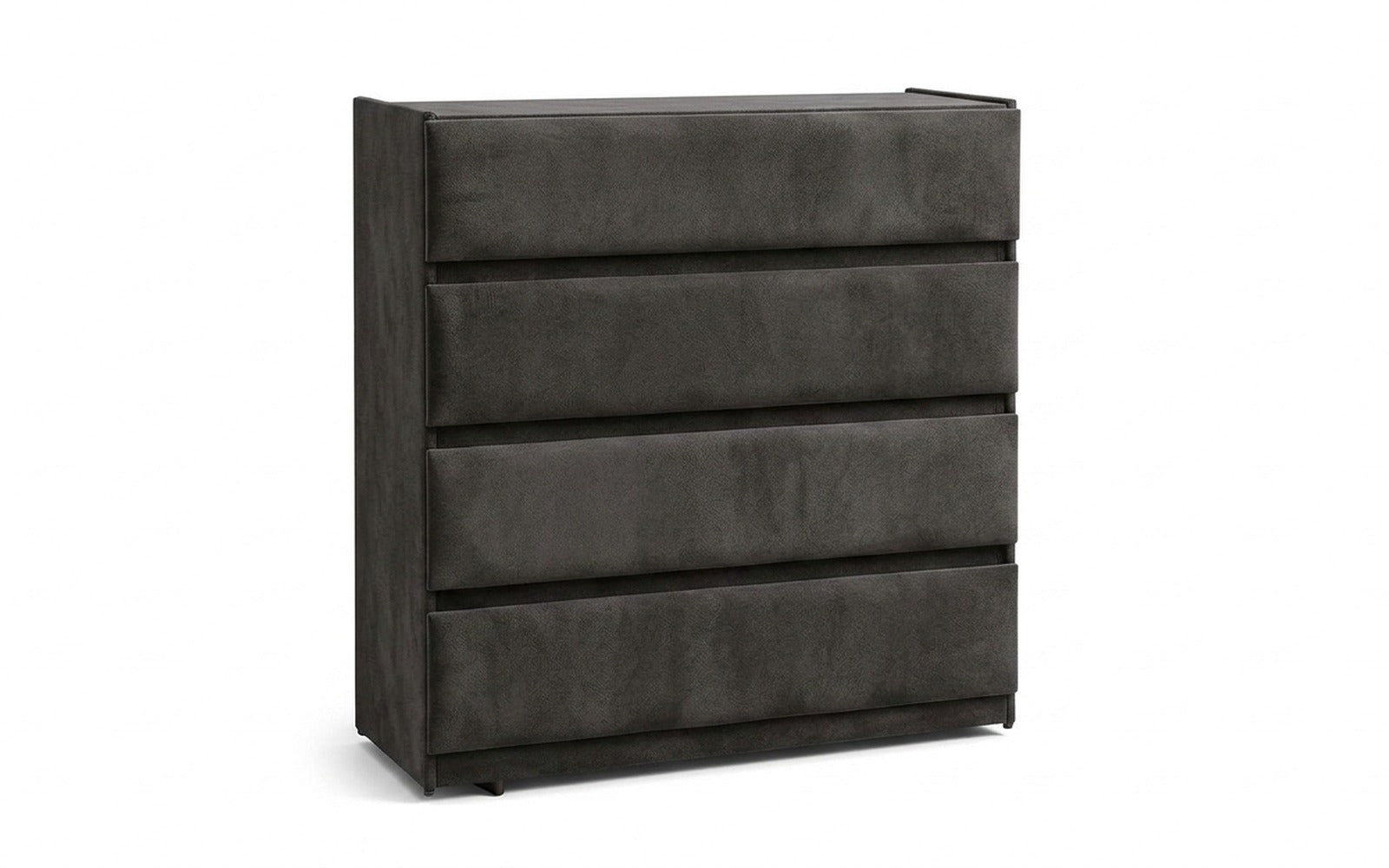 Lorenco dresser in Galaktika Grey fabric, product photo on white background