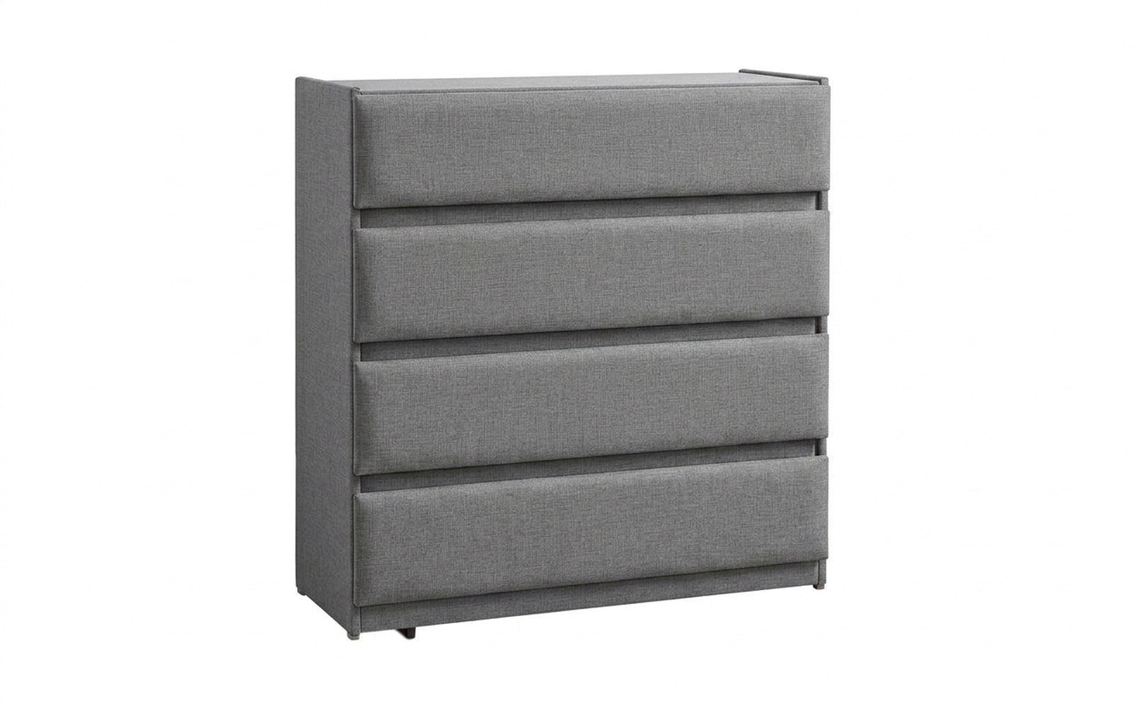 Lorenco dresser in Lidot Silver fabric, product photo on white background
