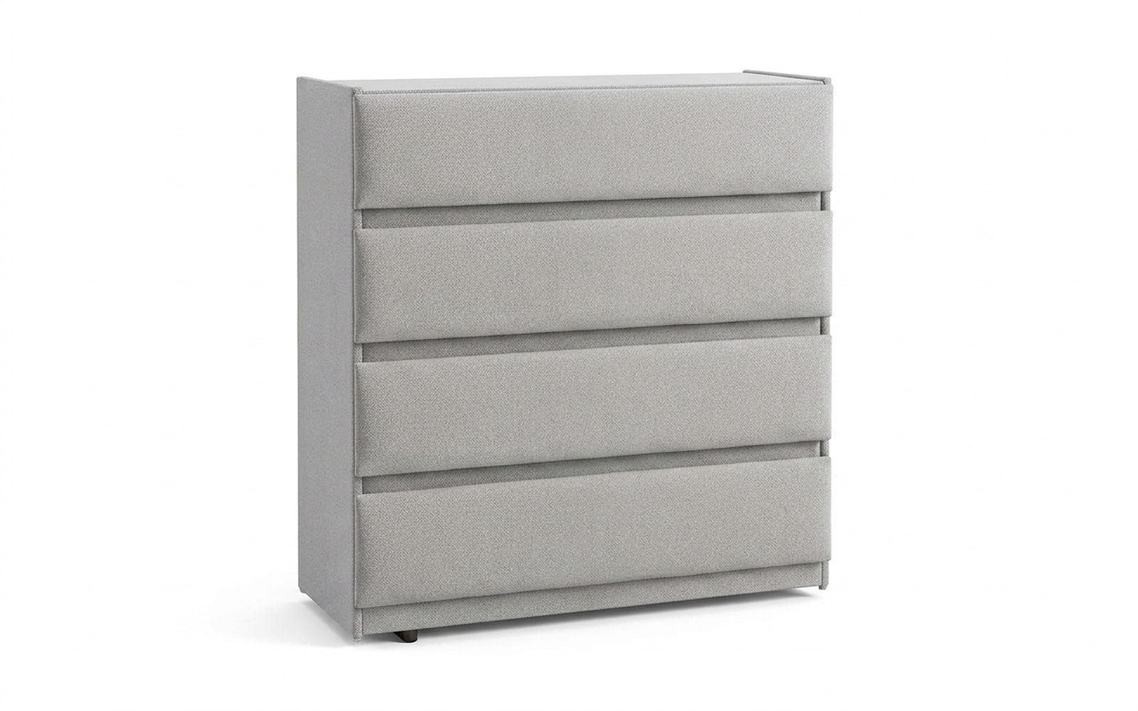 Lorenco dresser in Prime Grey fabric, product photo on white background