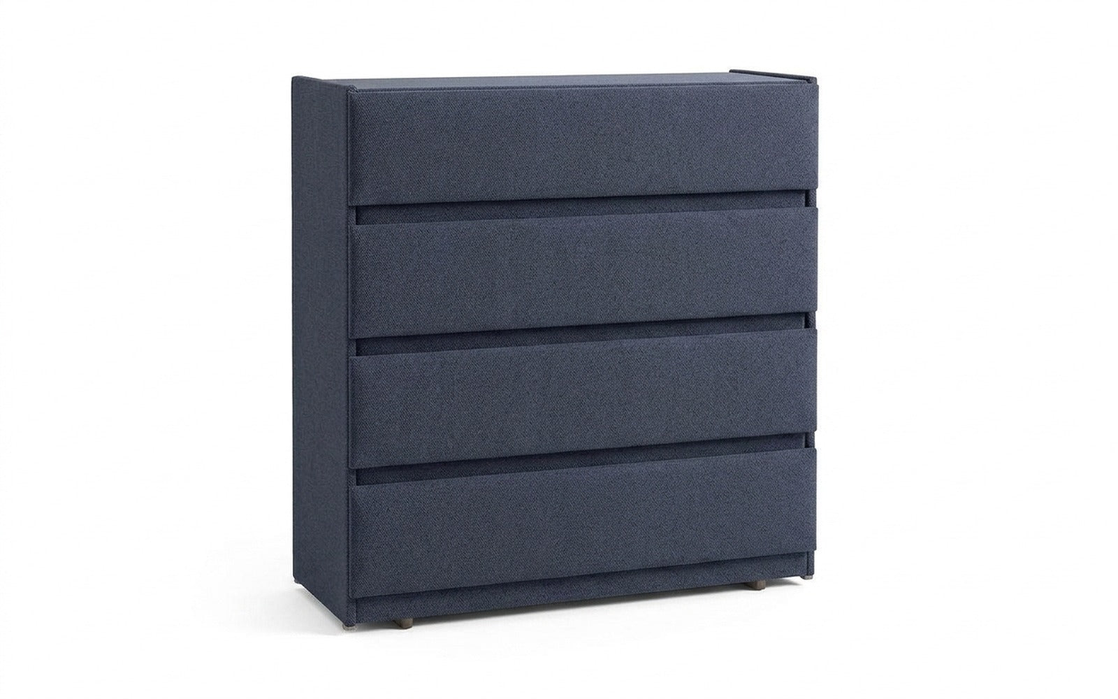 Lorenco dresser in Royal I Indigo fabric, product photo on white background