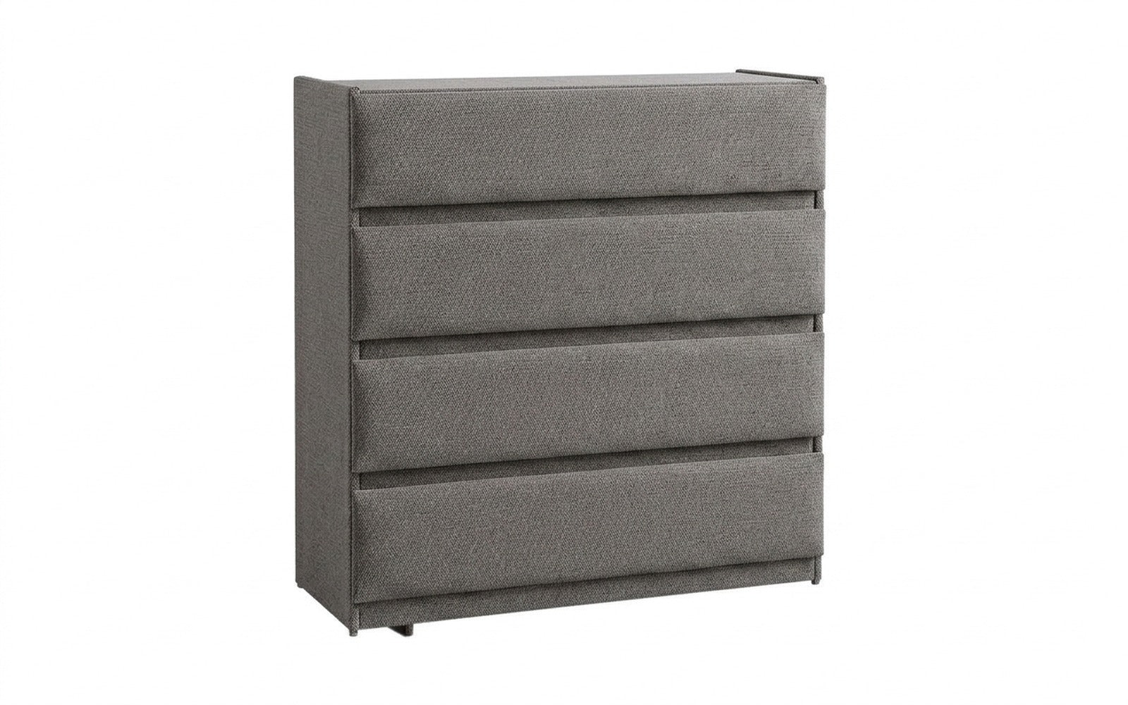 Lorenco dresser in Royal I Mist fabric, product photo on white background