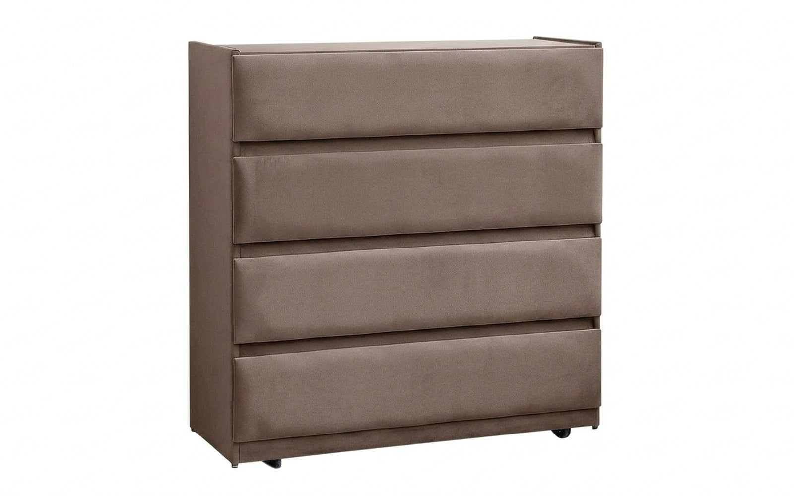 Lorenco dresser in Shammy Terra fabric, product photo on white background