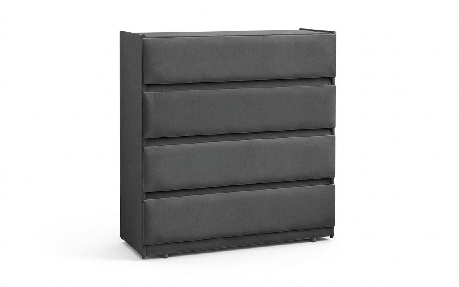 Lorenco dresser in Sky Velvet 16 fabric, product photo on white background