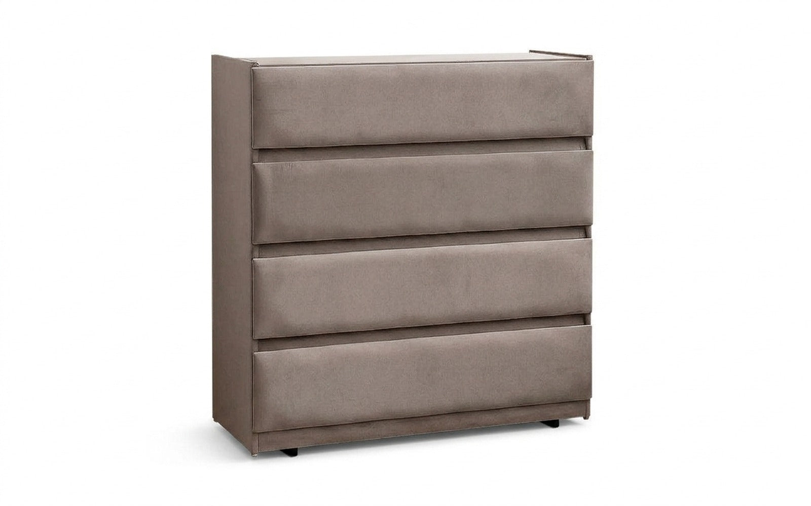 Lorenco dresser in Sky Velvet 17 fabric, product photo on white background