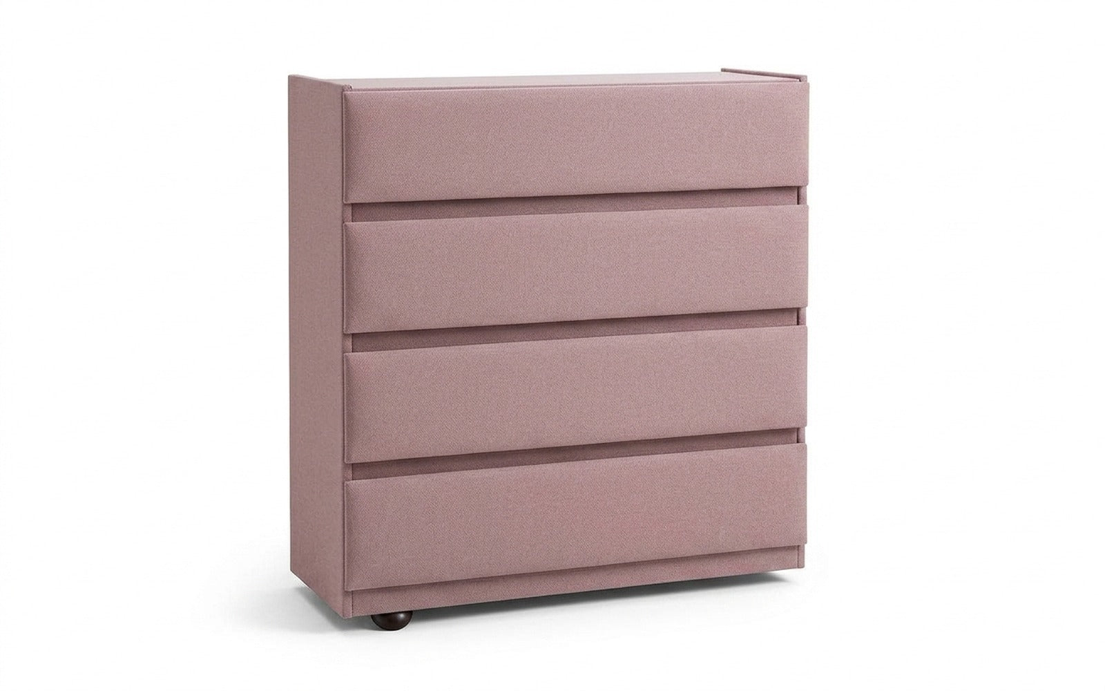 Lorenco dresser in Sky Velvet 252 fabric, product photo on white background