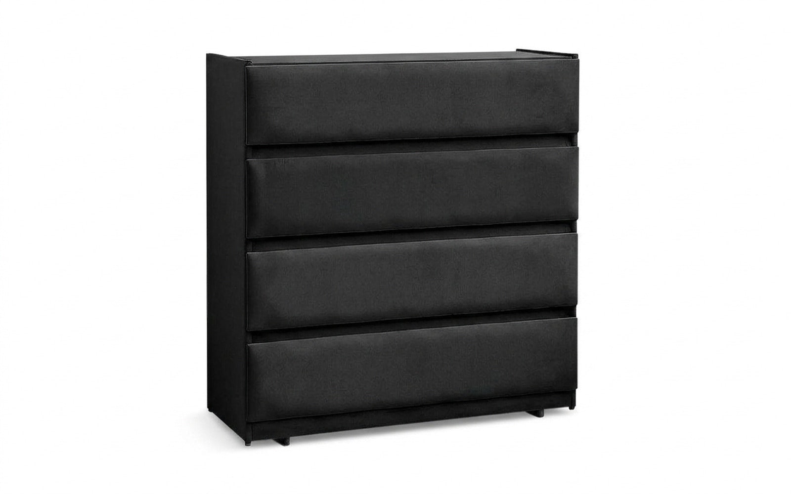 Lorenco dresser in Sky Velvet 38 fabric, product photo on white background