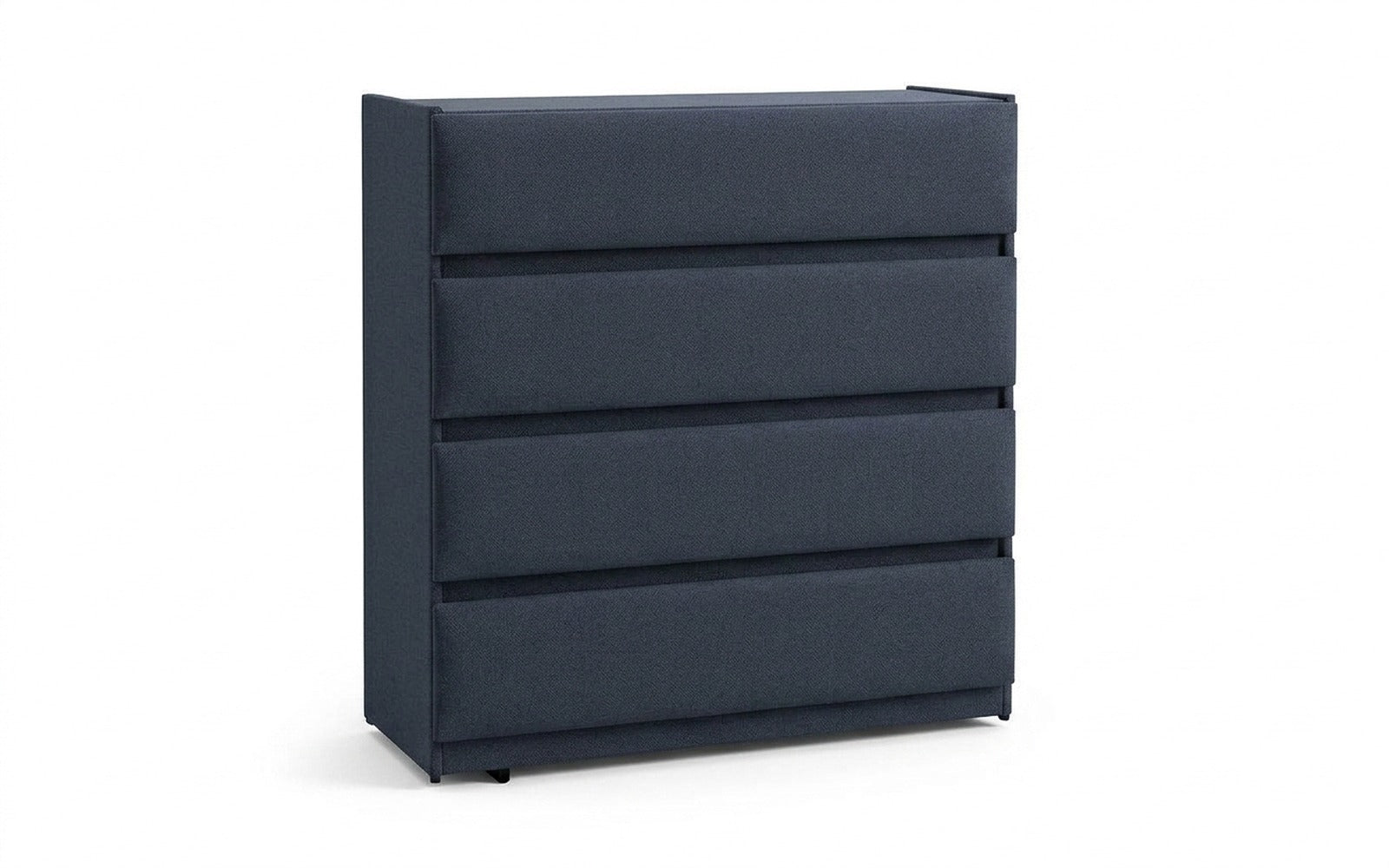 Lorenco dresser in Sky Velvet 40 fabric, product photo on white background