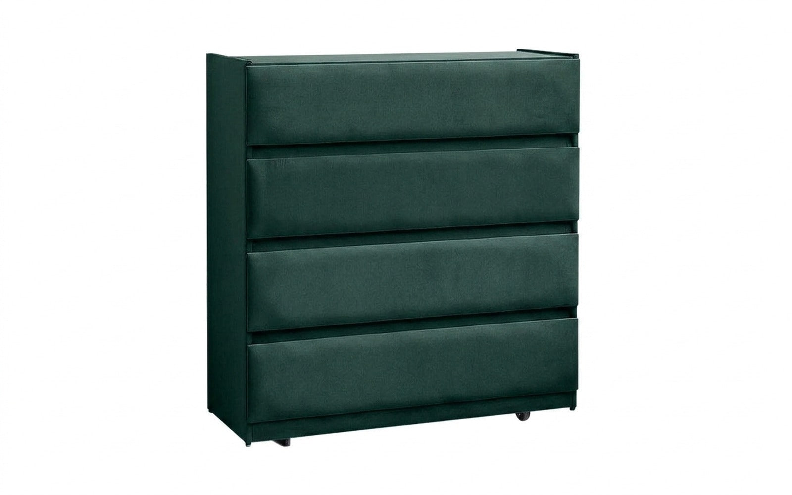 Lorenco dresser in Sky Velvet 42 fabric, product photo on white background