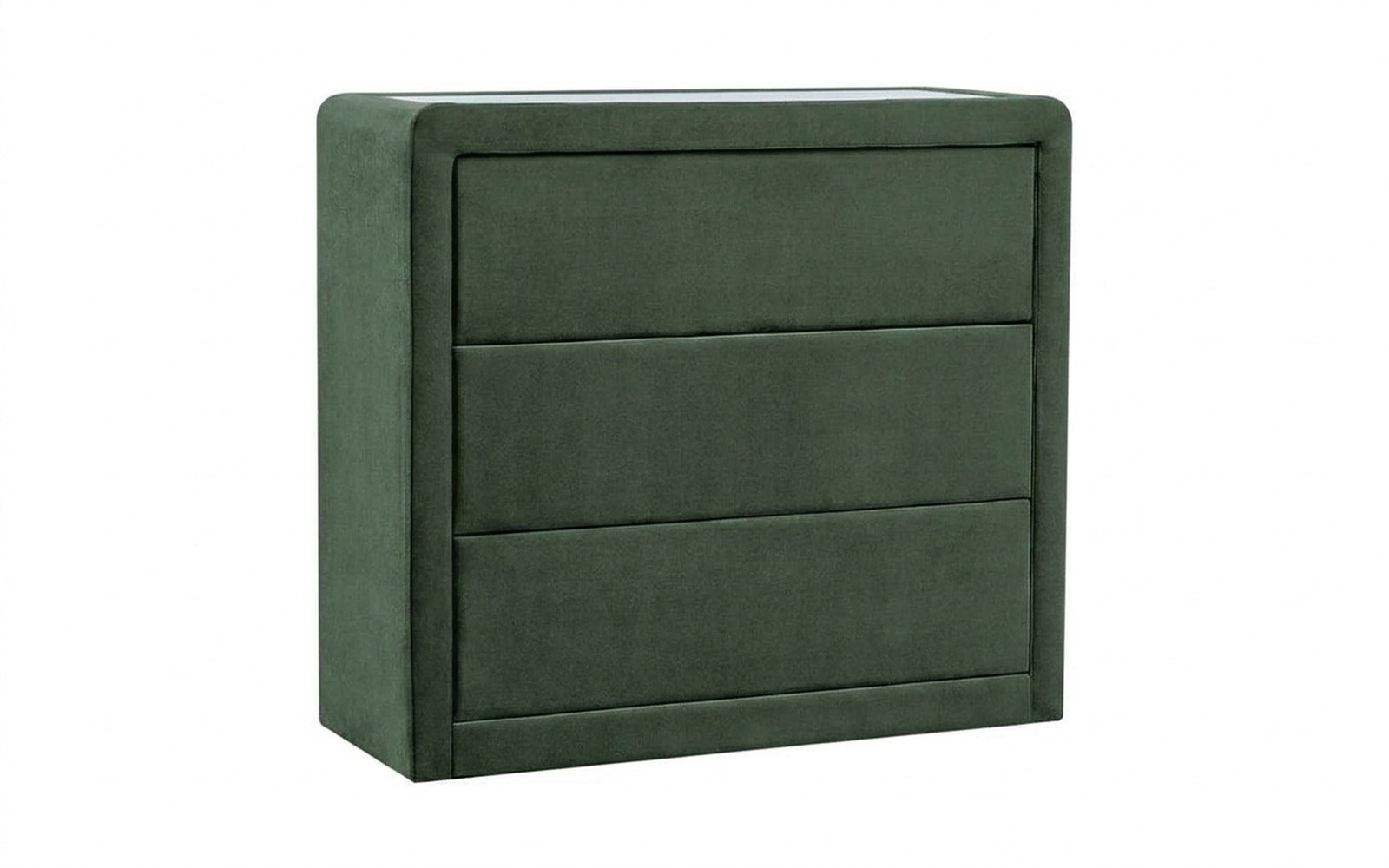 Orly dresser in Casanova Grass fabric, product photo on white background