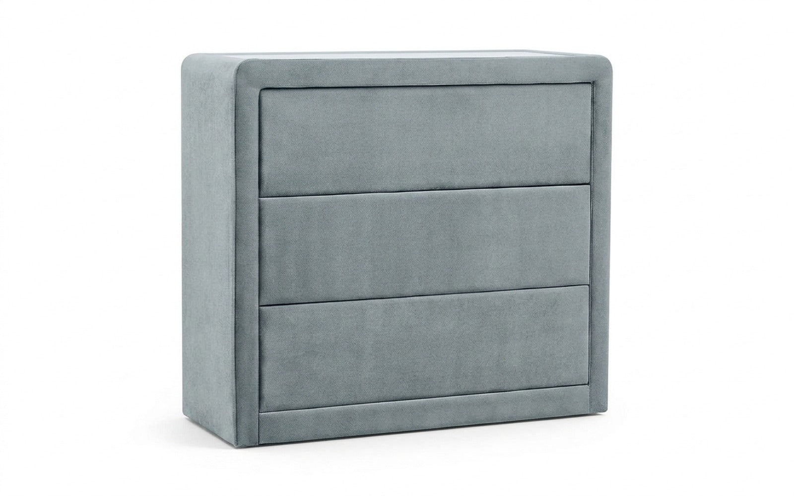 Orly dresser in Royal I Aqua fabric, product photo on white background