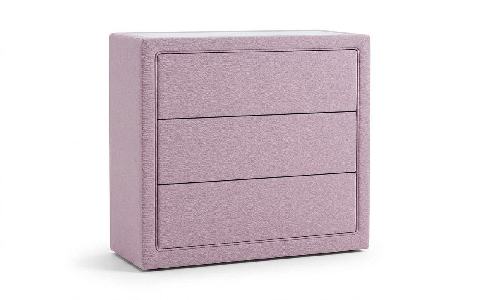 Orly dresser in Royal I Lavanda fabric, product photo on white background
