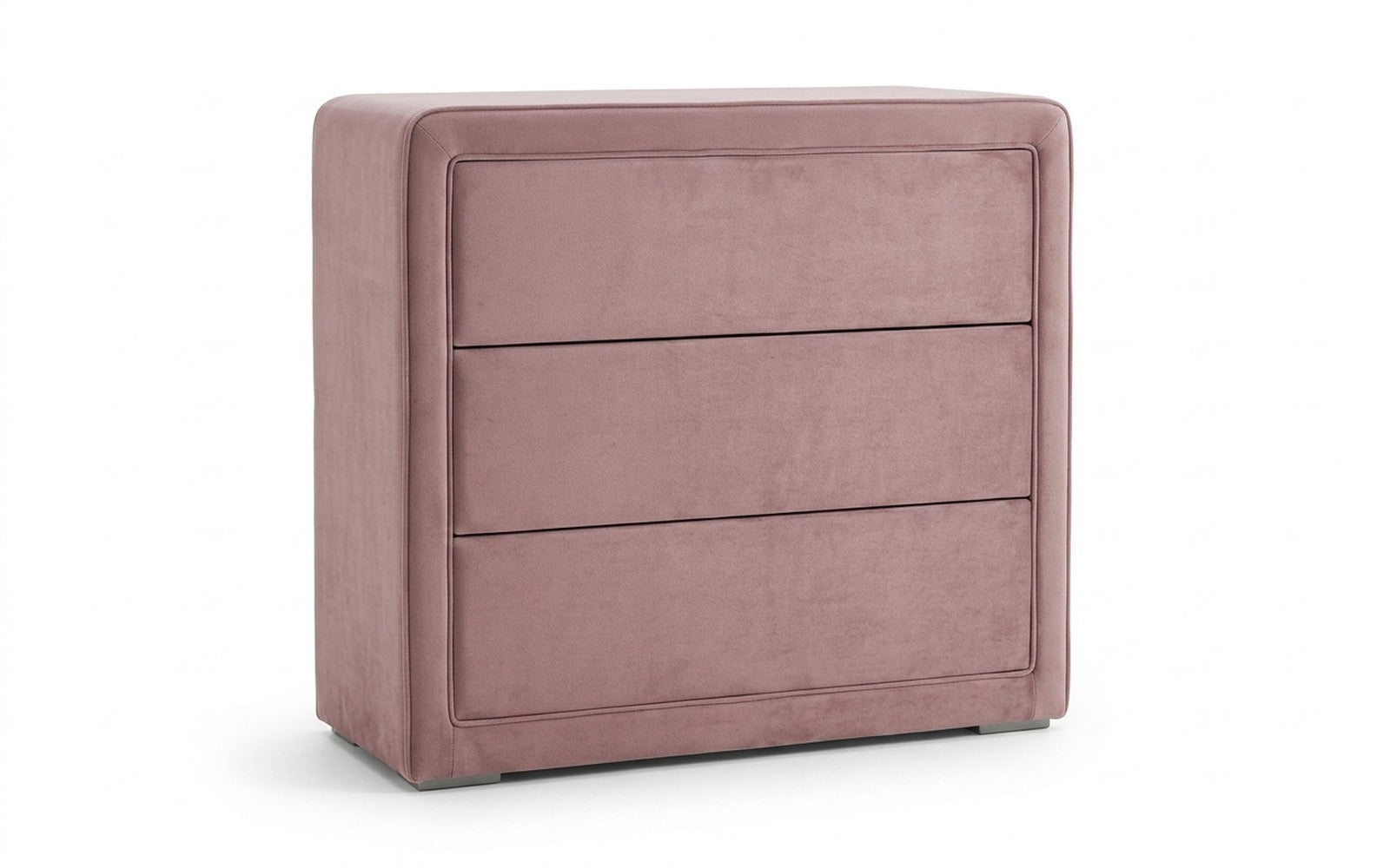 Orly dresser in Sky Velvet 01 fabric, product photo on white background