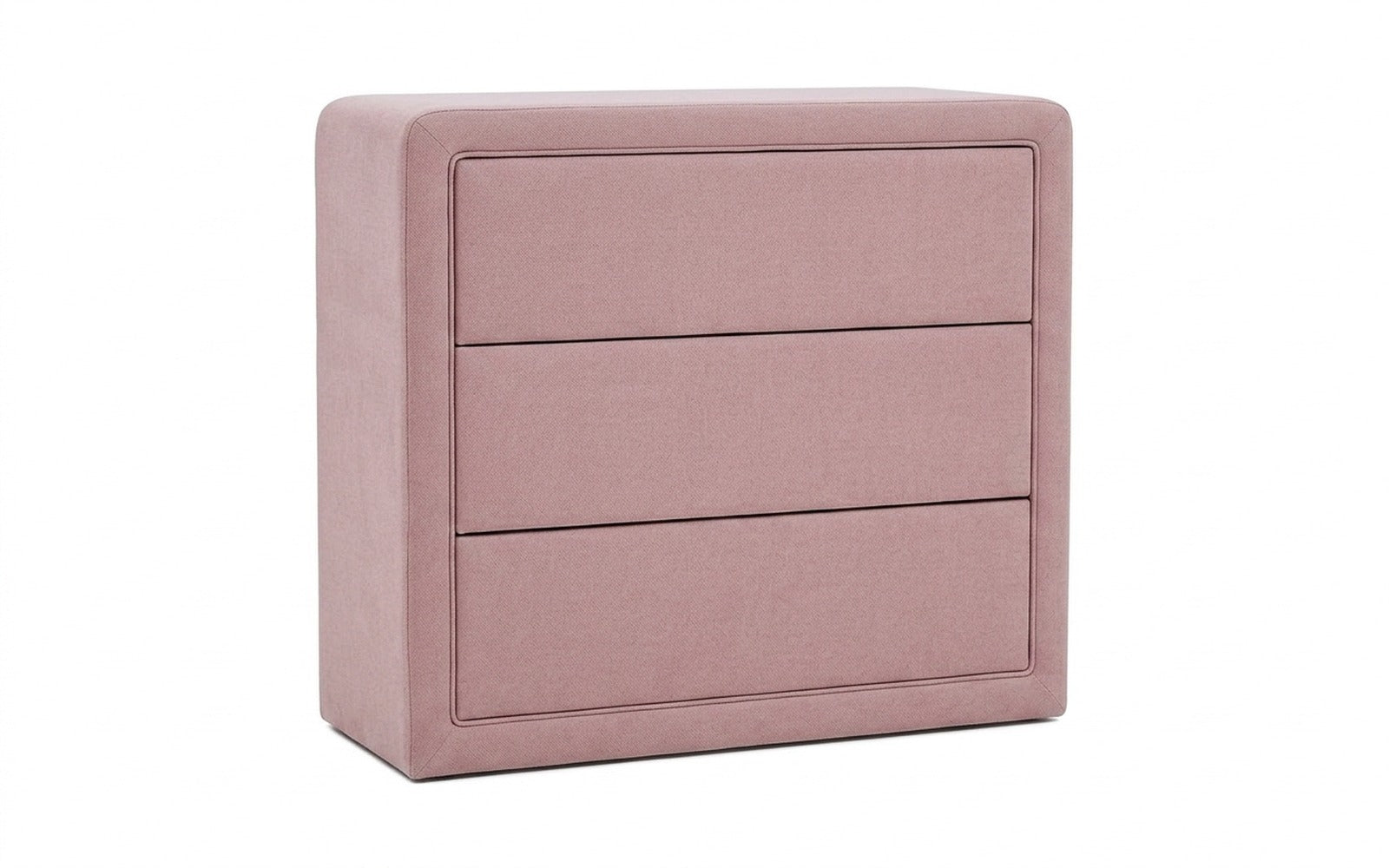 Orly dresser in Sky Velvet 252 fabric, product photo on white background