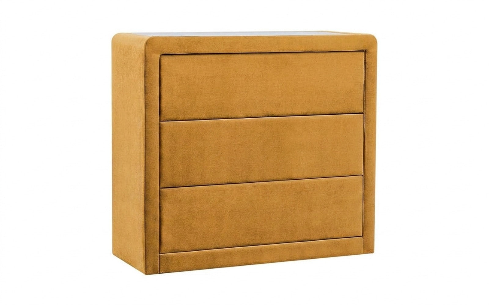 Orly dresser in Sky Velvet 30 fabric, product photo on white background
