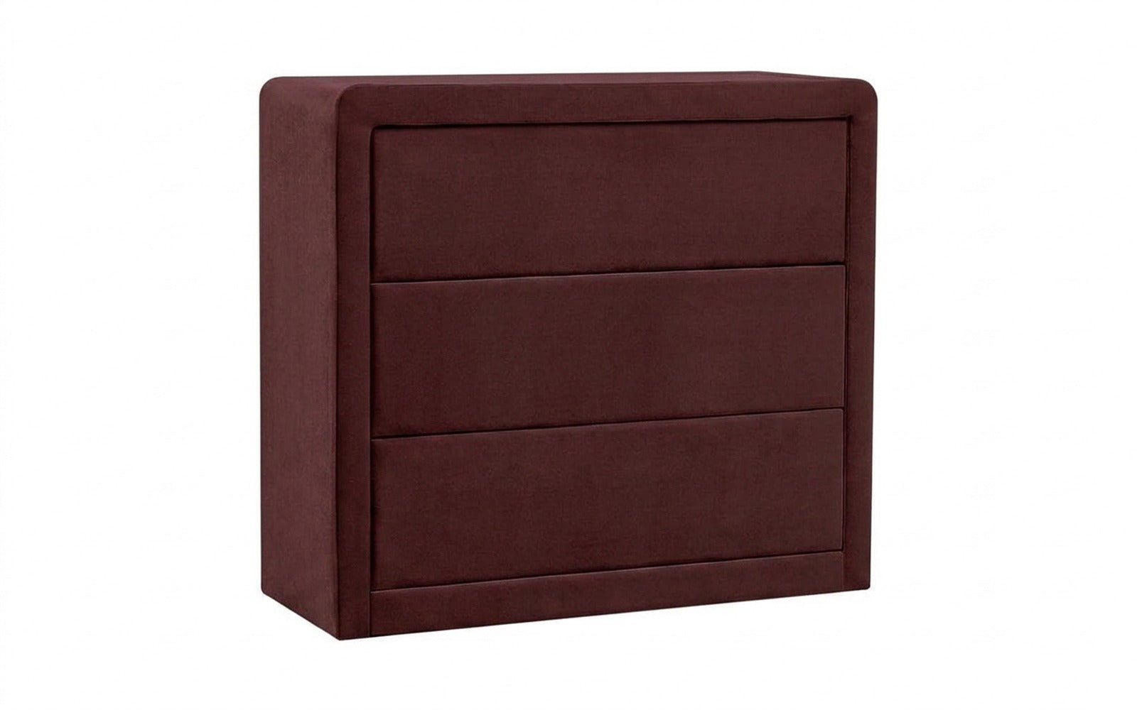 Orly dresser in Sky Velvet 32 fabric, product photo on white background