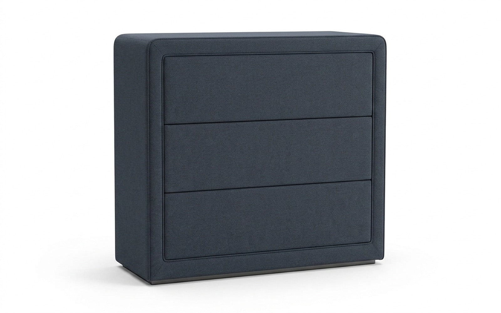 Orly dresser in Sky Velvet 40 fabric, product photo on white background